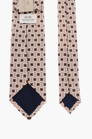 CC COLLECTION Geometric Design SilkTie