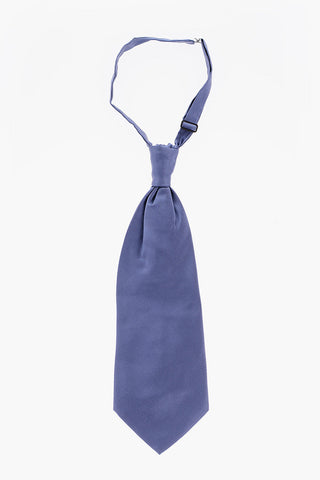 Cravatta Ascot in Seta a Tinta Unita