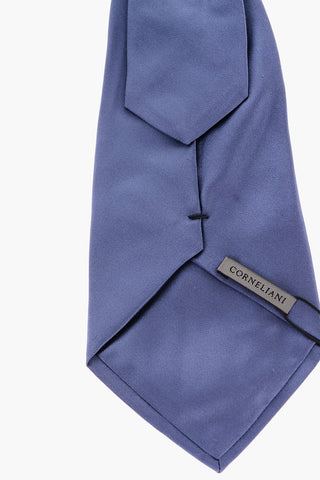 Cravatta Ascot in Seta a Tinta Unita