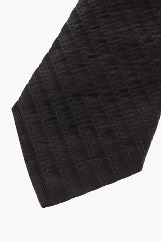 CC COLLECTION Cravatta Ascot con Righe Lurex