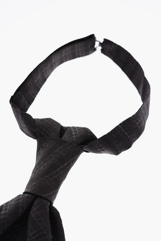 CC COLLECTION Cravatta Ascot con Righe Lurex