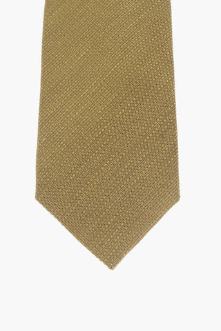 Solid Color Silk and Flax Tie