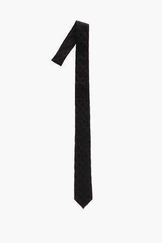 CC COLLECTION Embroidered Tie with Lurex Detail