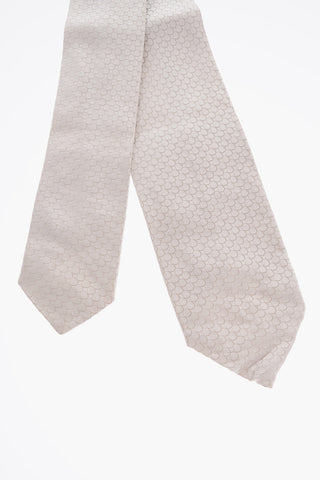CC COLLECTION Cravatta in Seta a Fantasia Geometrica