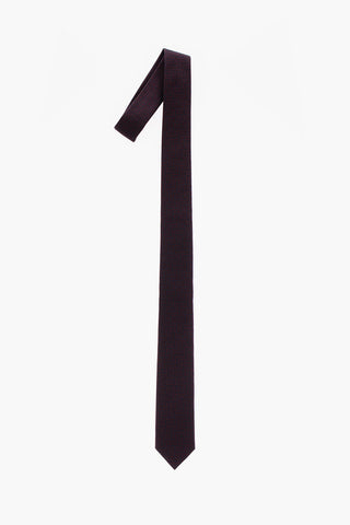 CC COLLECTION Fret Patterned Two-Tone Tie