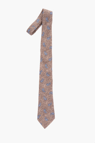 Cravatta in Seta a Fantasia Paisley