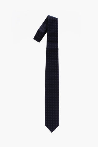 CC COLLECTION Checked Silk Tie