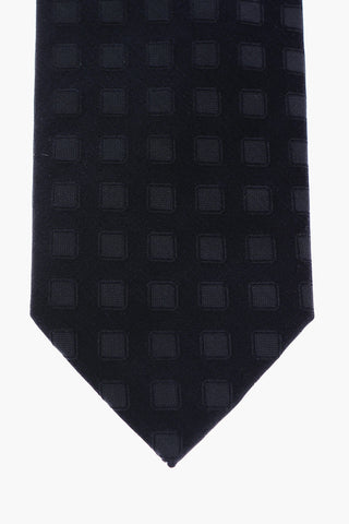 CC COLLECTION Checked Silk Tie