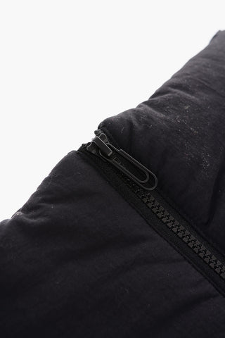 Logoed Padded Scarf with Zip