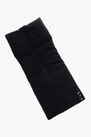 Logoed Padded Scarf with Zip