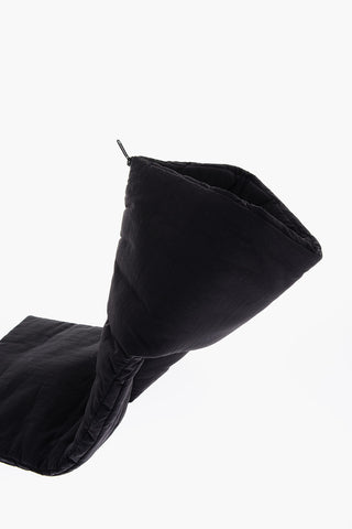 Logoed Padded Scarf with Zip