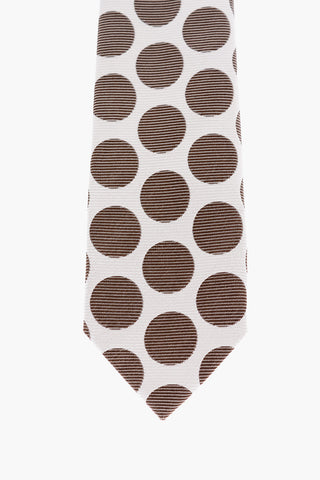 CC COLLECTION Polka Dots Silk Tie