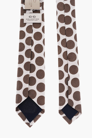 CC COLLECTION Polka Dots Silk Tie