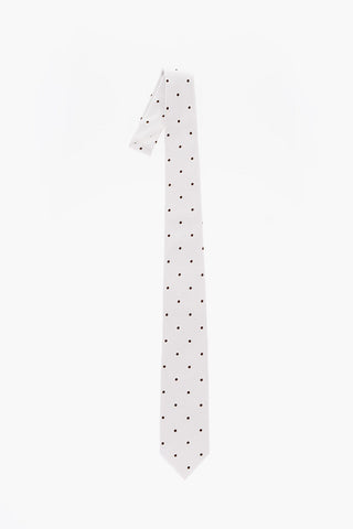 CC COLLECTION Polka Dots Silk Tie