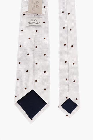 CC COLLECTION Polka Dots Silk Tie