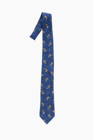 Paisley Motif Silk Tie