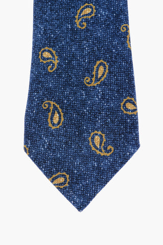 Paisley Motif Silk Tie