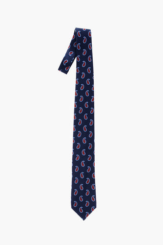 Cravatta in Seta a Fantasia Paisley