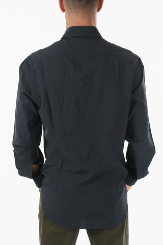Camicia a Righe Awning con Collo Francese
