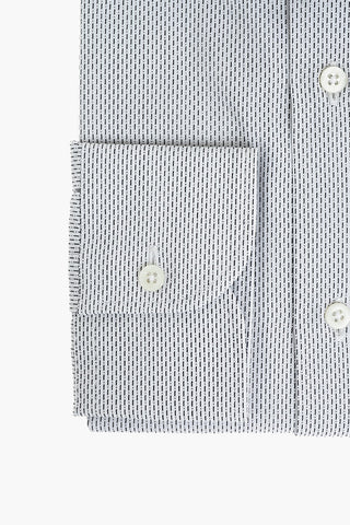 Jacquard Cotton Shirt with Classic Collar