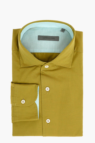 Standard Collar Popeline Cotton Shirt