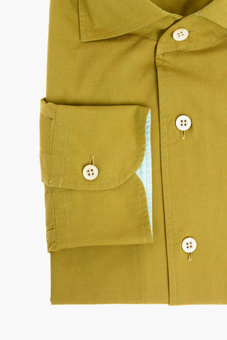 Standard Collar Popeline Cotton Shirt