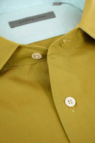 Standard Collar Popeline Cotton Shirt