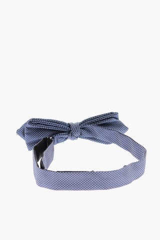 CC COLLECTION Solid Color Diamond Point Bow Tie
