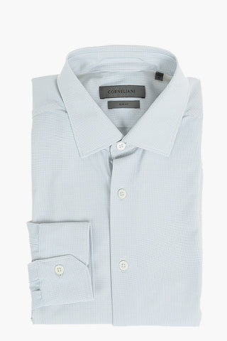 Camicia SLIM FIT in Cotone Pin Check