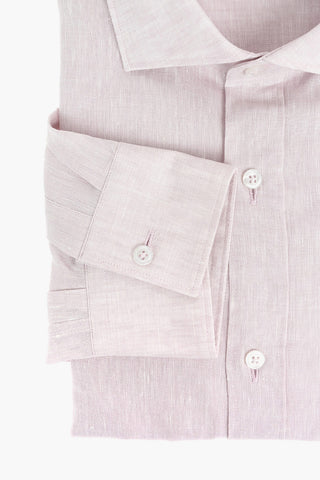 CC COLLECTION Camicia in Lino con Collo Italiano