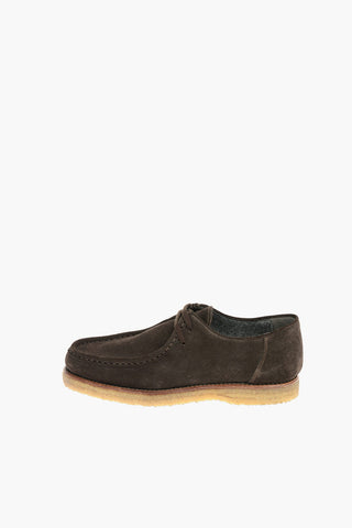 Suede Leather Elegant Shoes With Rubber Soles