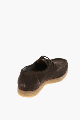 Suede Leather Elegant Shoes With Rubber Soles