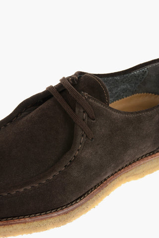 Suede Leather Elegant Shoes With Rubber Soles