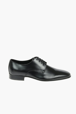 Leather Derby Shoes With Leather Sole
