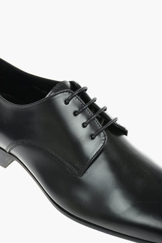 Leather Derby Shoes With Leather Sole