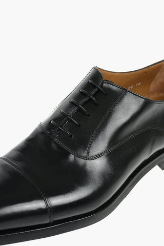 Leather Oxford Shoes With Rubber Soles