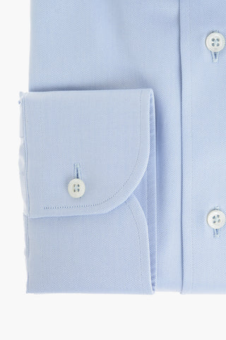 COUTURE Camicia in Twill di Cotone con Collo Italiano