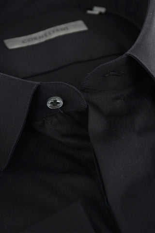 Stretchy Cotton Ceremony Shirt with Logoed Cufflinks
