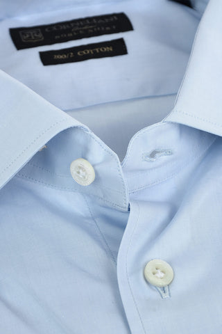 Poplin 200/2 Cotton NOBLE Shirt with Standard Collar