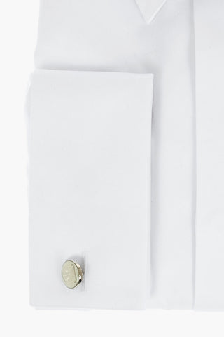 Camicia Slim Fit in Poplin di Cotone con Pochette