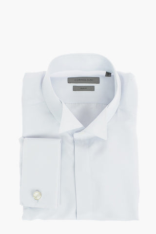 Camicia Cerimonia in Seta con e Gemelli