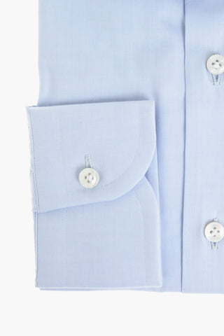 SARTORIA Camicia NOBLE in Poplin di Cotone con Collo Francese