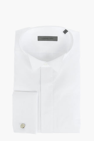 Camicia Cerimonia in Cotone con Gemelli