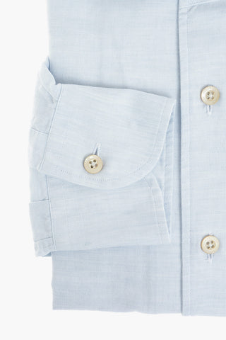 ID Standard Collar Flax Blend Shirt