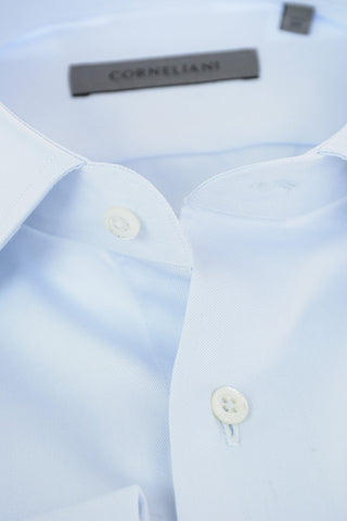 COUTURE Camicia in Twill di Cotone con Polsini Doppi