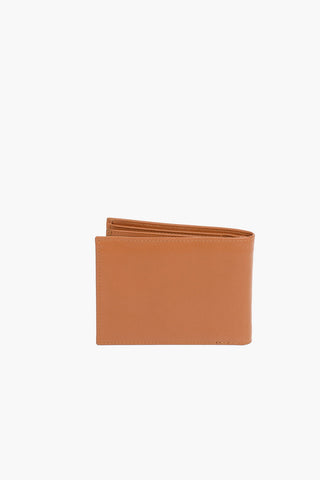 Tumbled Leather Trifold Wallet