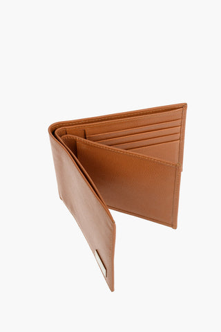 Tumbled Leather Trifold Wallet