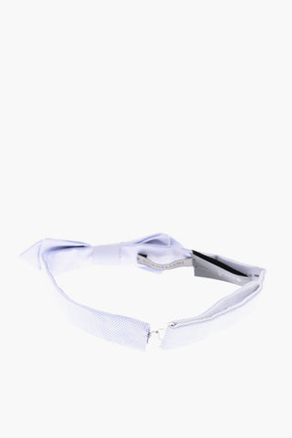 Silk Diamond Point Bow Tie