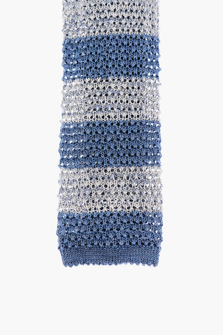 Two-Tone Silk and Flax Tie