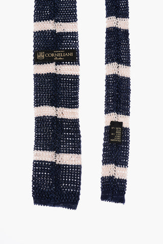 Two-Tone Silk and Flax Tie